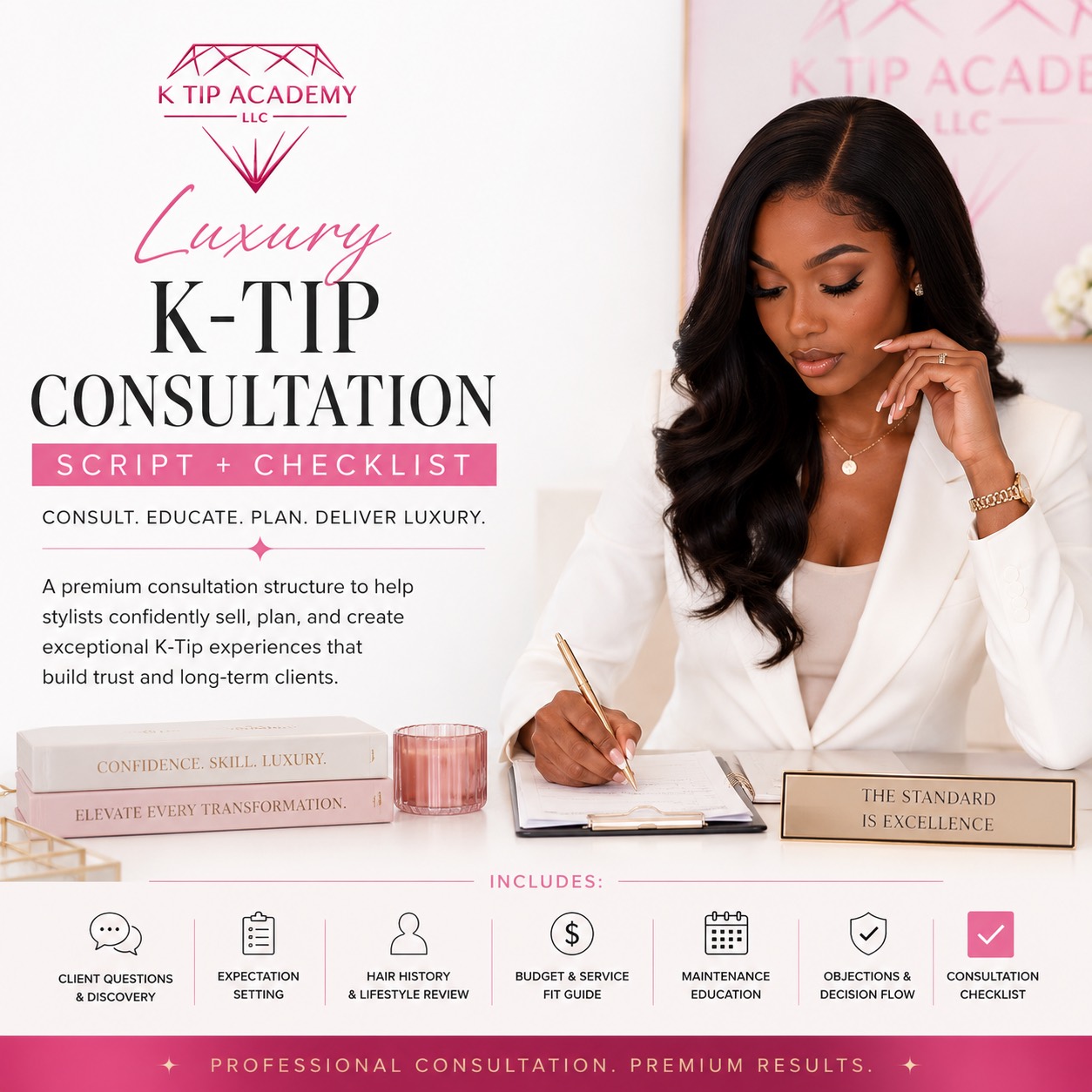 Luxury K-Tip Consultation Script and Checklist product image