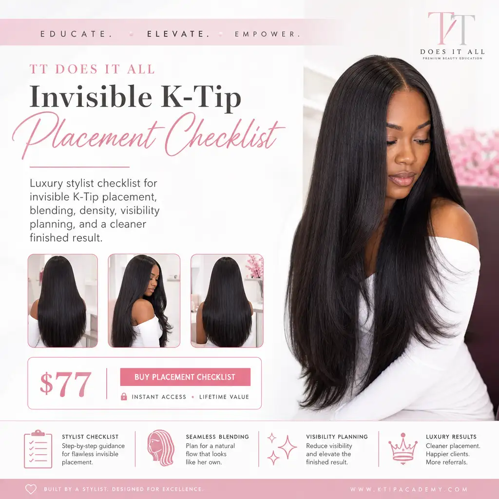 Invisible K-Tip Placement Checklist product image